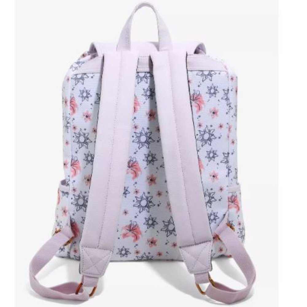 Loungefly Disney Tangled Pascal Floral Slouch Backpack - Picture 5 of 8